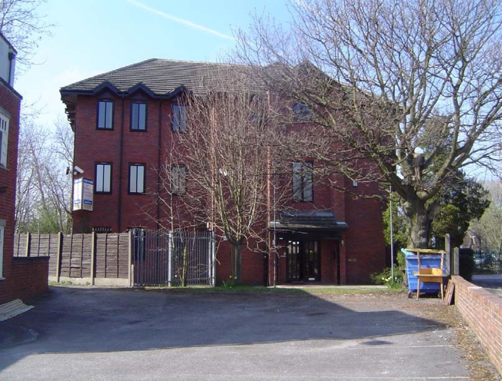The office block converted to eight one-bed apartments under permitted development